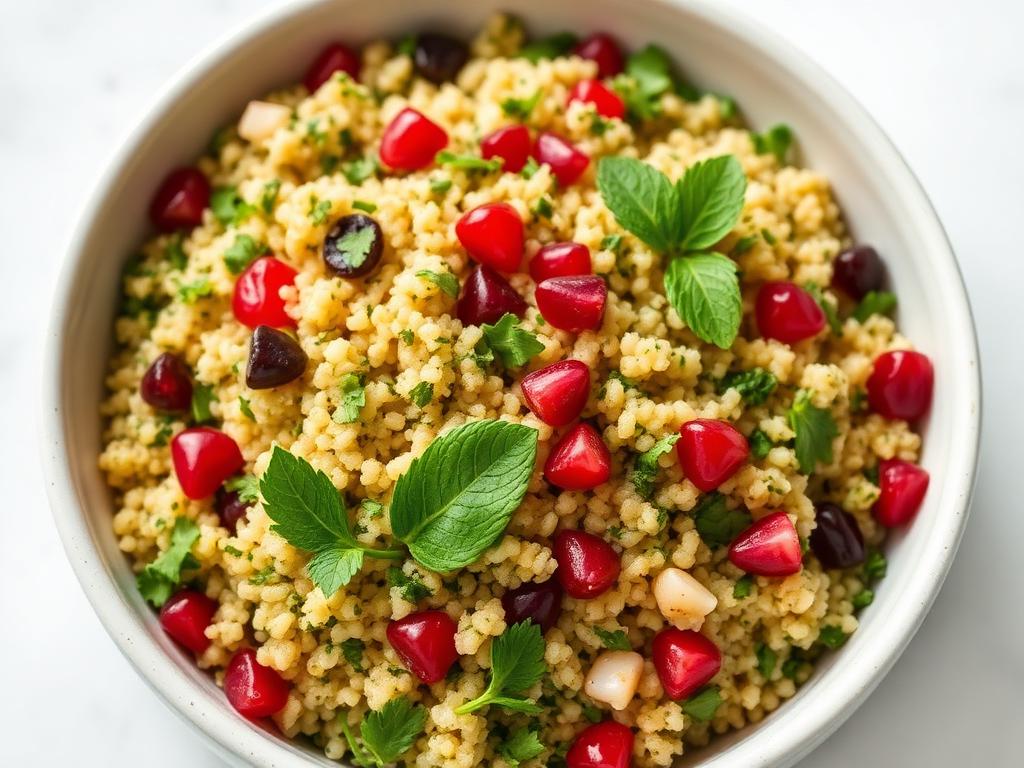 Quinoa-Tabbouleh mit Granatapfel