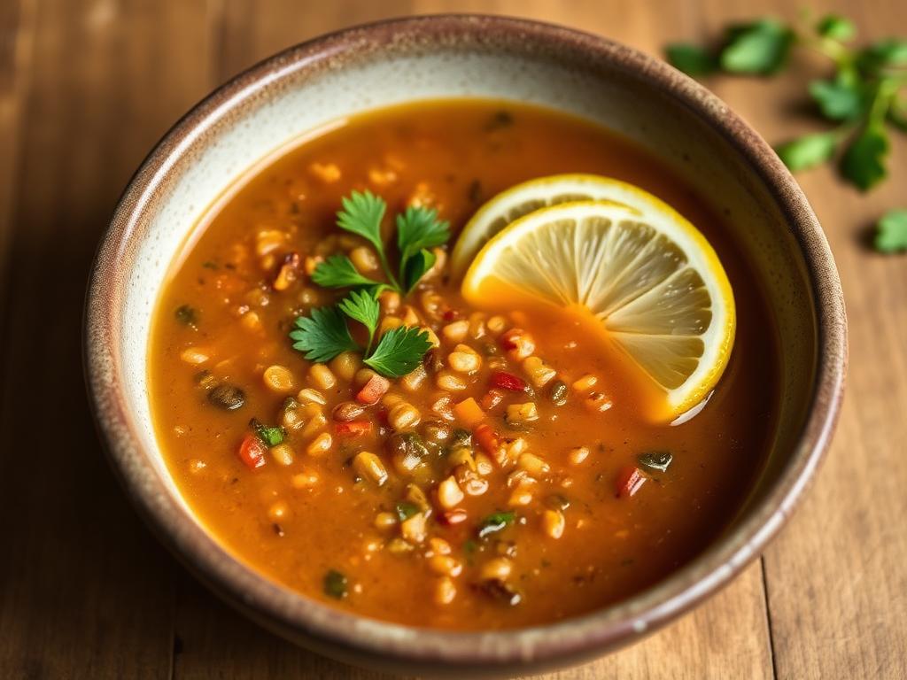 Linsen-Paprika-Suppe