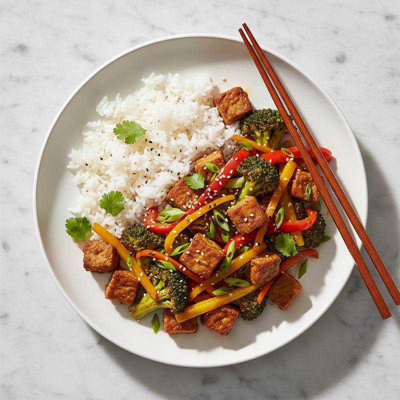 Tempeh Stir-Fry (Variante)